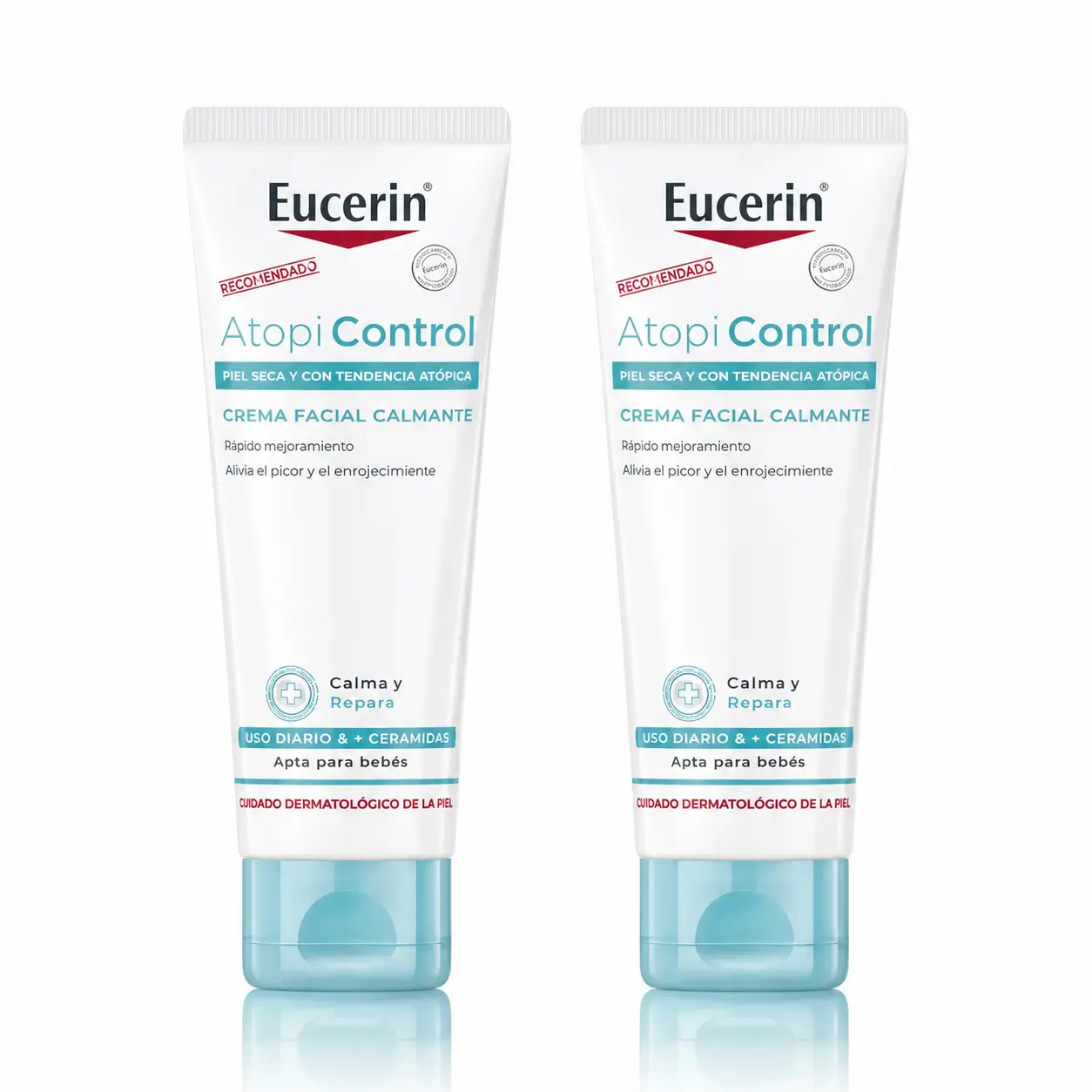 Eucerin Atopicontrol Crema Facial, 50 Ml , pack 2