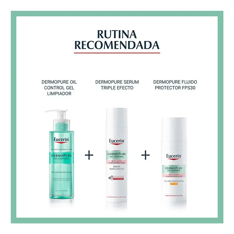Eucerin Dermopure Oil Control Fluido Protector SPF30, 50 ml - Image 5