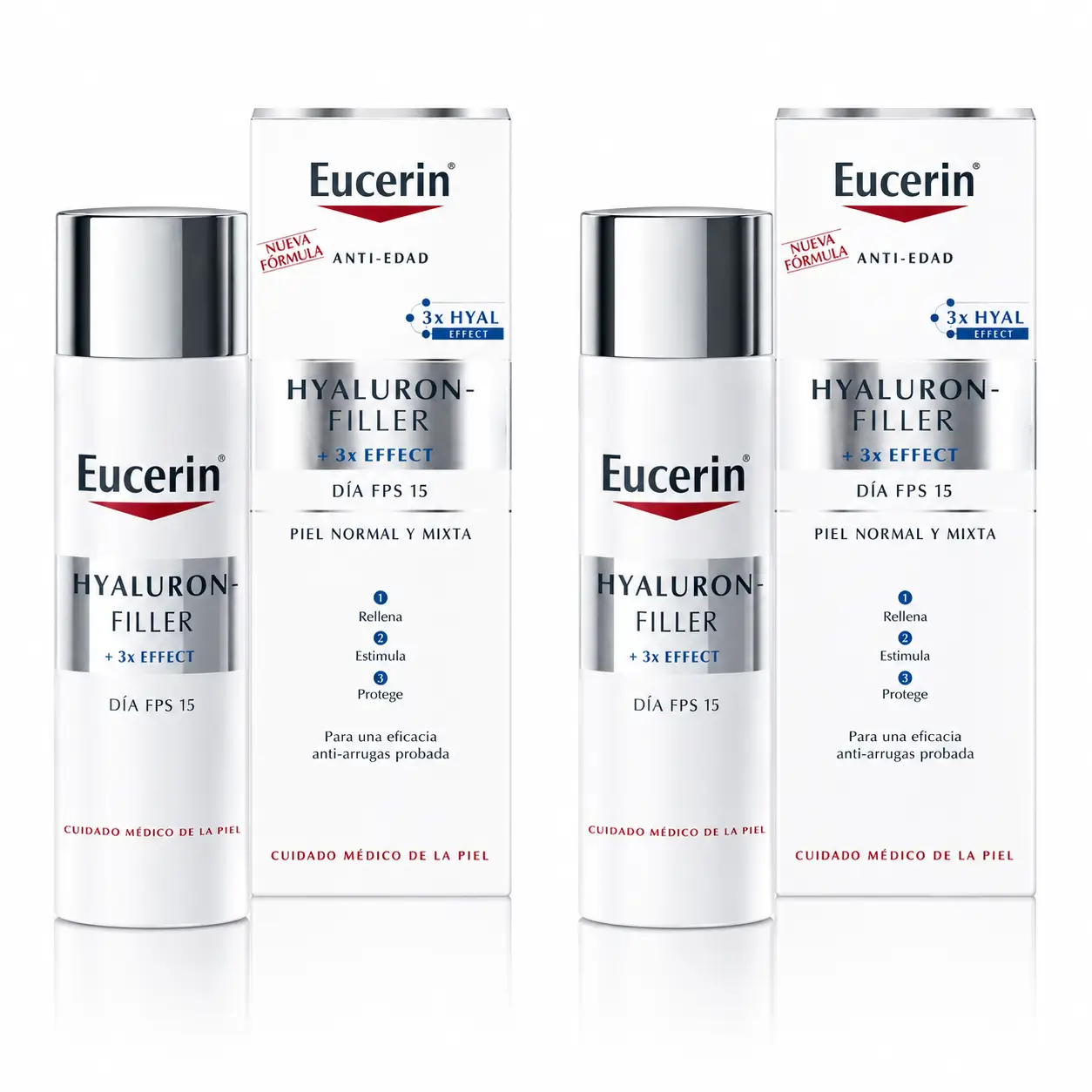 Eucerin Hyaluron Filler Normal/Mixta, 50 Ml , pack 2