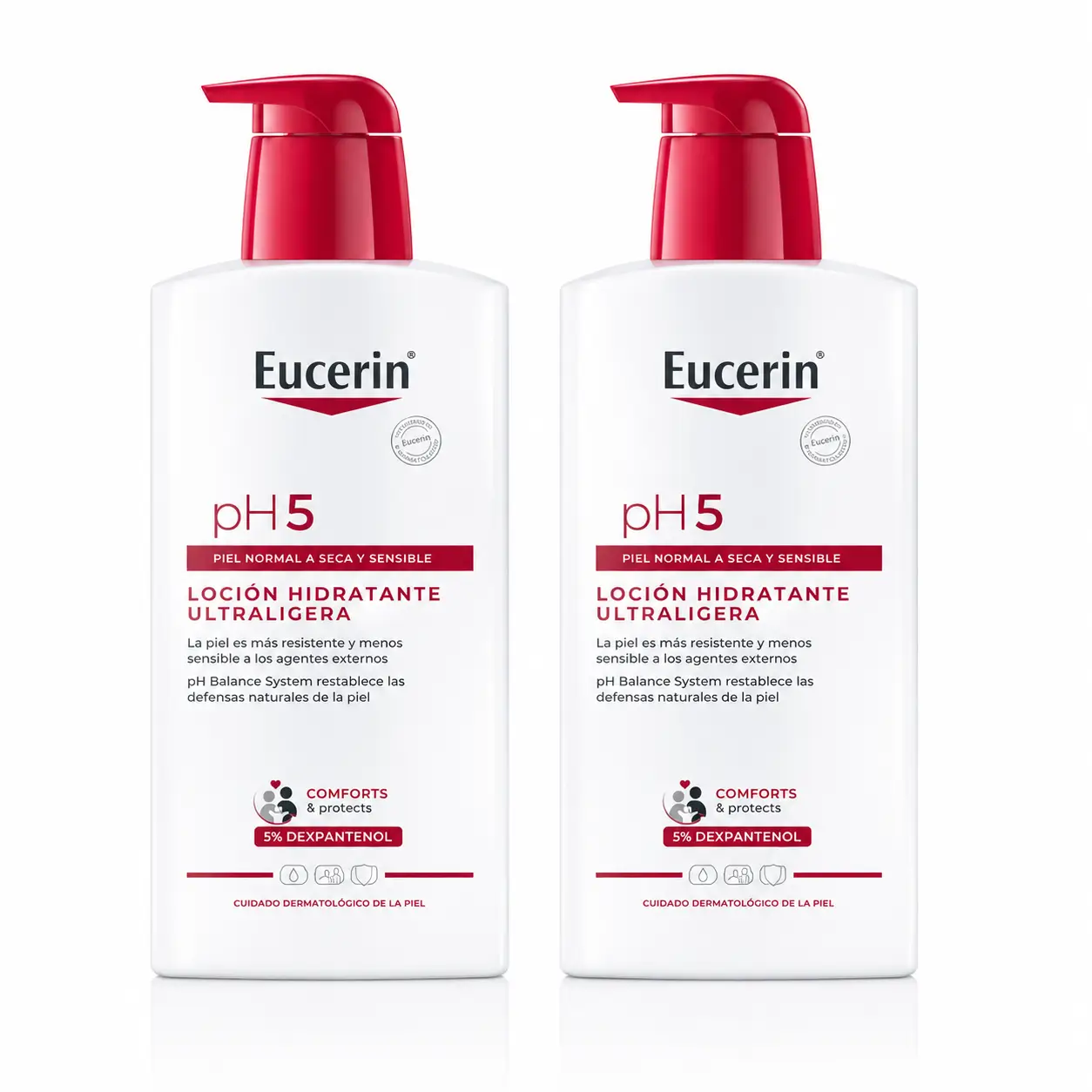Eucerin Loción Ph5 Ultraligera, 1000 Ml , pack 2