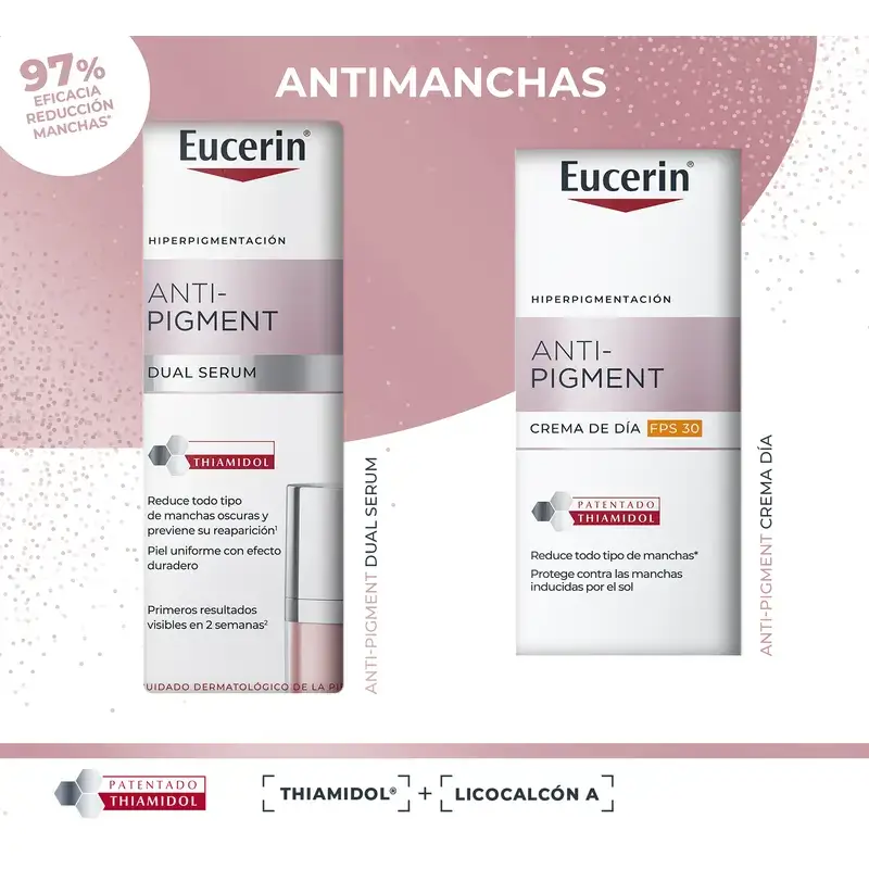 Eucerin Pack Anti-Pigment Dual Serum 30Ml + Crema De Día Fps 30 50Ml - Image 3