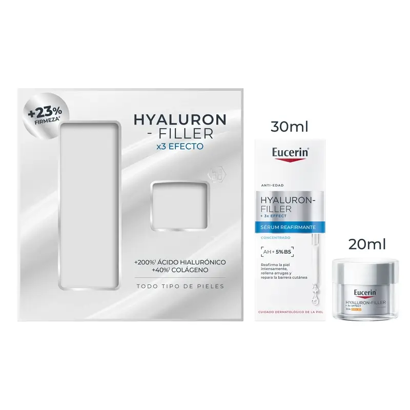 Eucerin Pack Antiedad - Firming Sérum 3D, 30 Ml + Mini Talla Día Fps 30, 20 Ml - Image 2