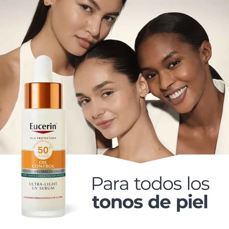 Eucerin Sun Face Oil Control Uv Serum Spf50+ , 30 ml - Image 6