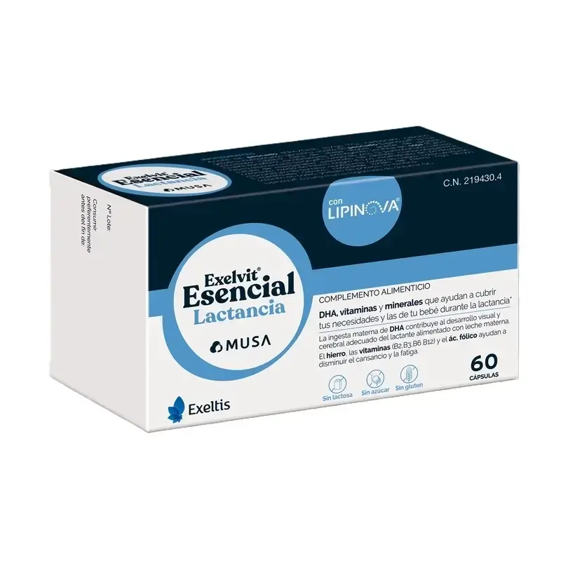 Exelvit Esencial Lactancia, Pack 2 x 60 cápsulas - Image 2