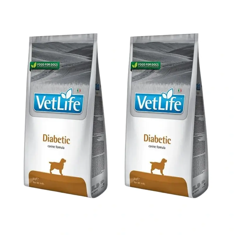 Farmina Vet Life Dog Diabetic 12Kg, Pienso Para Perros, Pack De 2