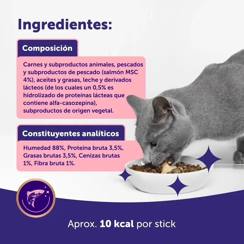 Feliway Happy Snack Sabor Salmón, 6 sobres - Image 7