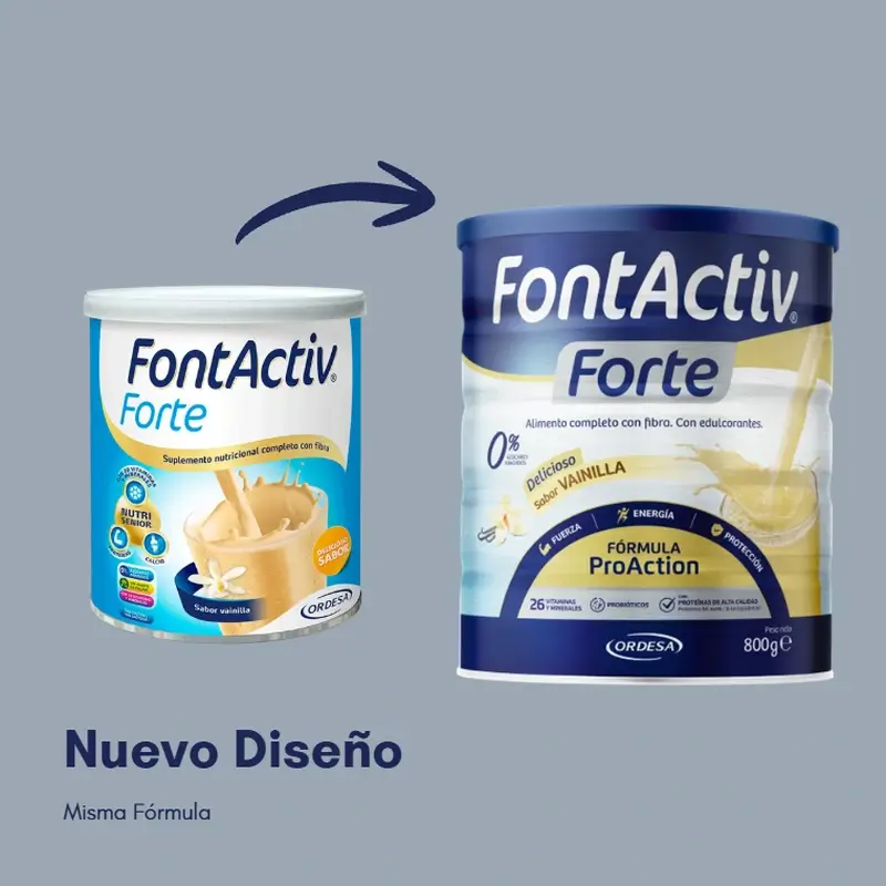 Fontactiv Forte ProAction Vainilla, 800g - Image 2