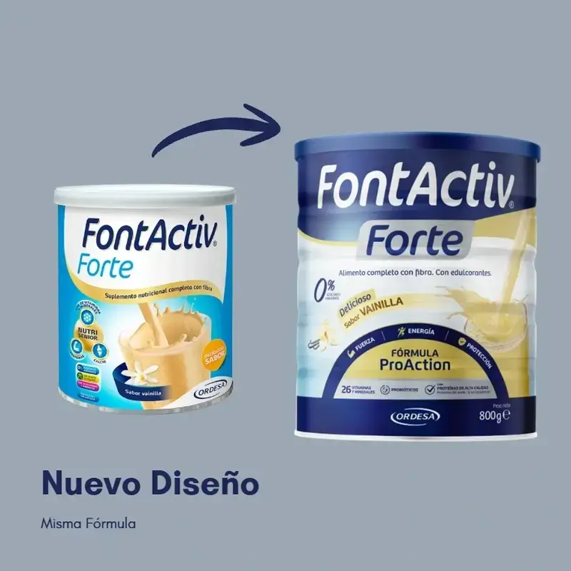 Fontactiv Forte ProAction Vainilla, Pack 6 x 800g - Image 2