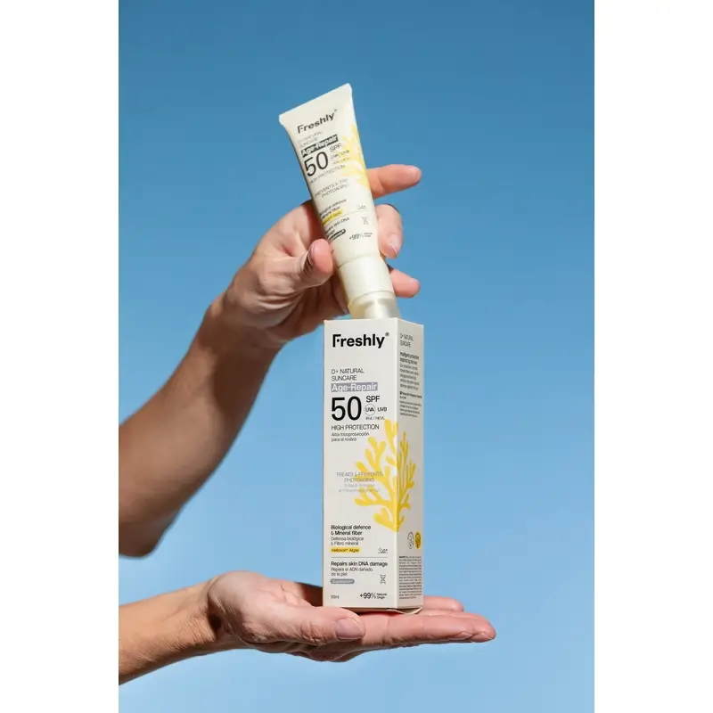 Freshly D+ Natural Suncare Age-Repair Spf50, 50 ml - Image 5