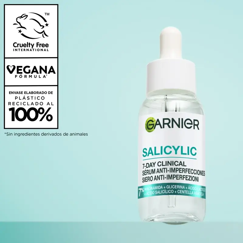 Garnier Anti-Acne Pure Active Salicylic Sérum Anti-Imperfecciones Y Limpiador , 30 ml - Image 2