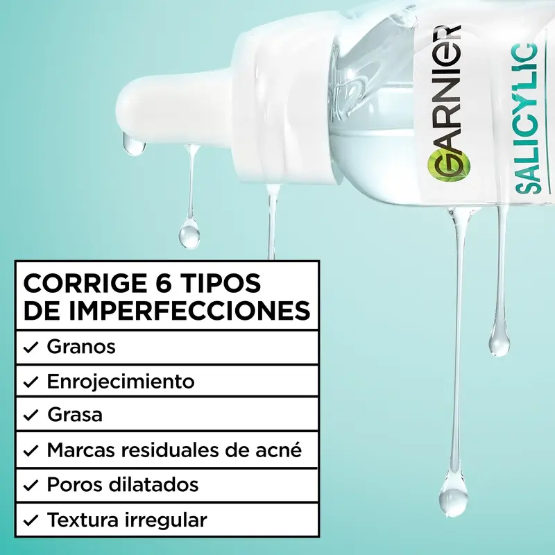 Garnier Anti-Acne Pure Active Salicylic Sérum Anti-Imperfecciones Y Limpiador , 30 ml - Image 3
