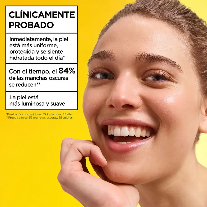 Garnier Uv Daily Protection Vitamina C Wonder Tint Spf50+, Tono Claro , 40 ml - Image 4