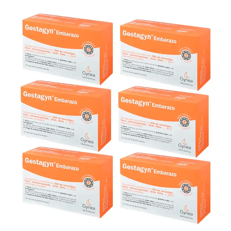 Gestagyn Embarazo, Pack 6 x 30 Cápsulas