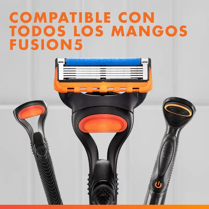 Gillette Fusion5 Proglide 4 Recambios Maquinilla De Afeitar Banda De Gel Lubricante , 4 unidades - Image 7