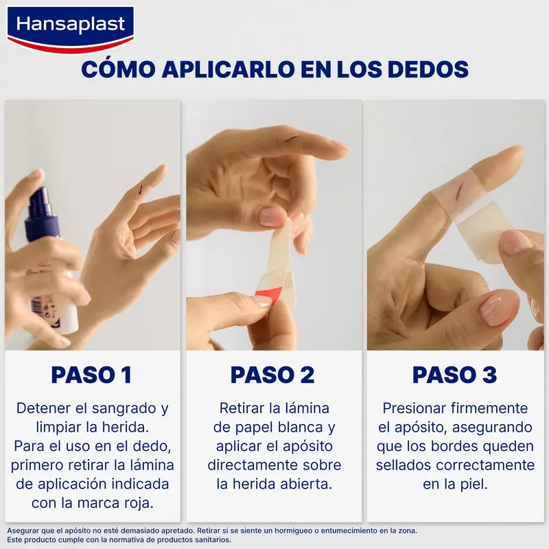 Hansaplast Second Skin Protection Apósito Hidrcoloide Tamaño S , 10 apósitos 1,9x6cm - Image 4