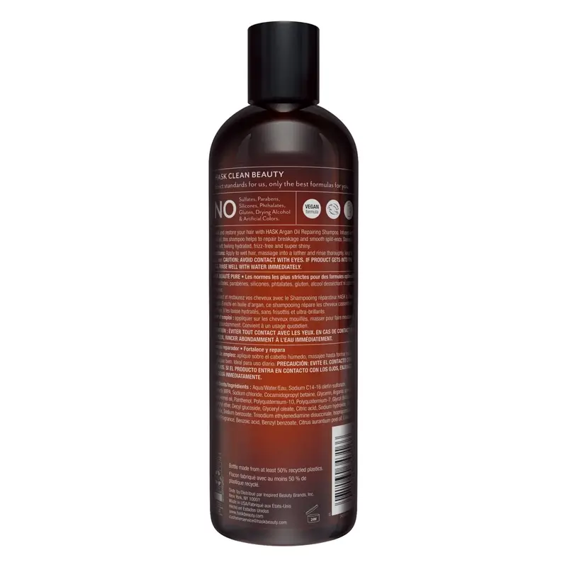 Hask Champú Reparador Argan Oil , 355 ml - Image 2