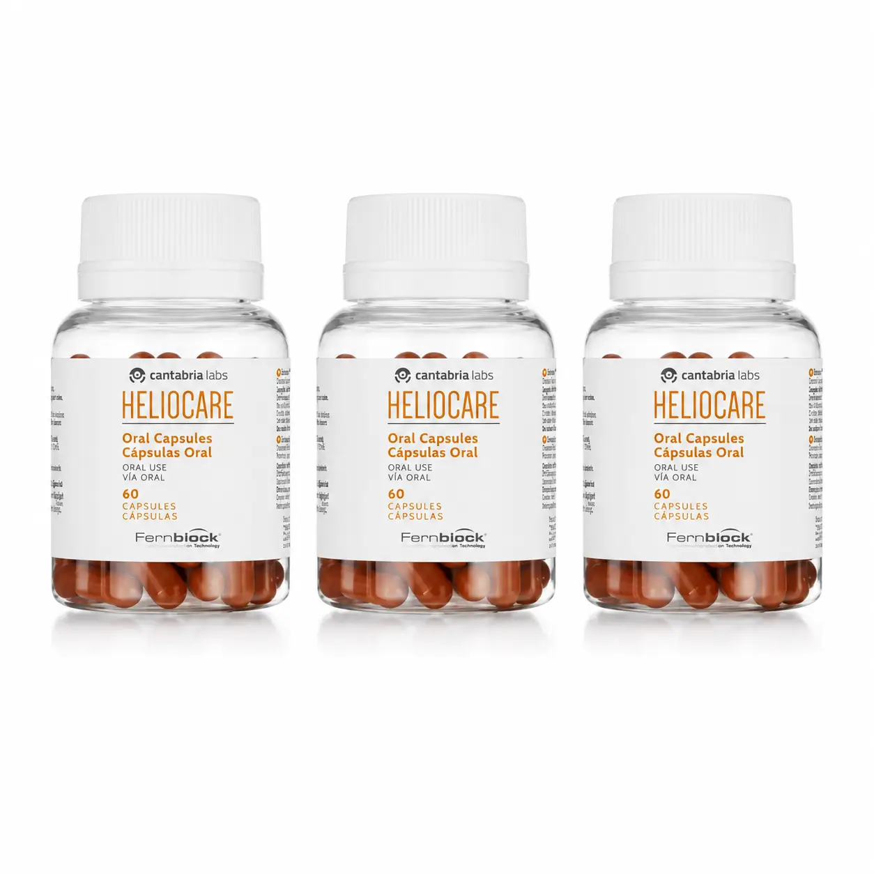Heliocare Oral 60 Cápsulas pack 3