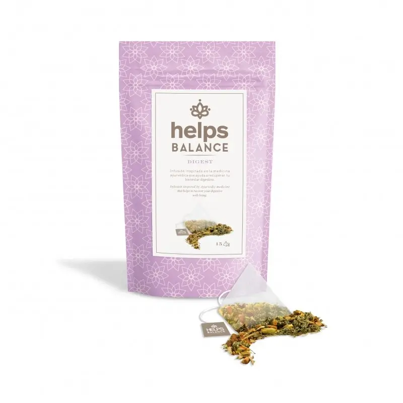 Helps Balance Bolsa Ayurvedica Digest , 15 infusiones piramidales