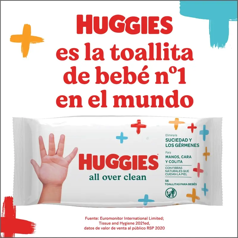 Huggies All Over Clean Toallitas , 56 unidades - Image 7