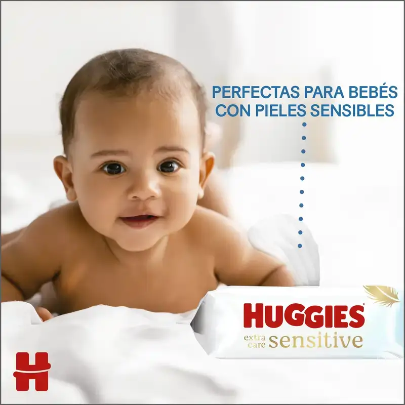 Huggies Extra Care Sensitive Toallitas , 144 unidades - Image 8