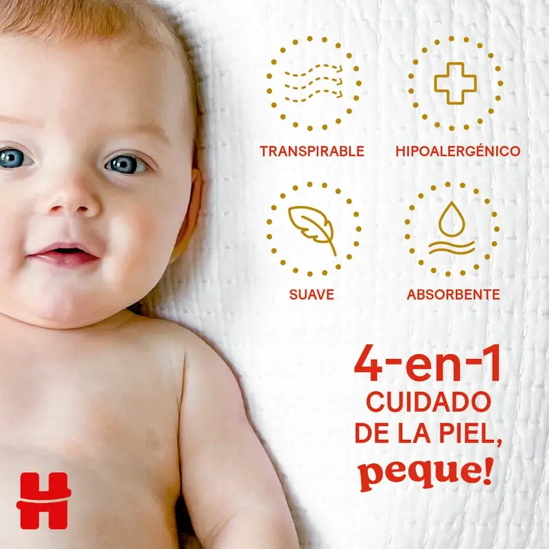Huggies Extra Care Talla 3 (6-10 Kg) Pañal Para Bebé Disney , 96 unidades - Image 3
