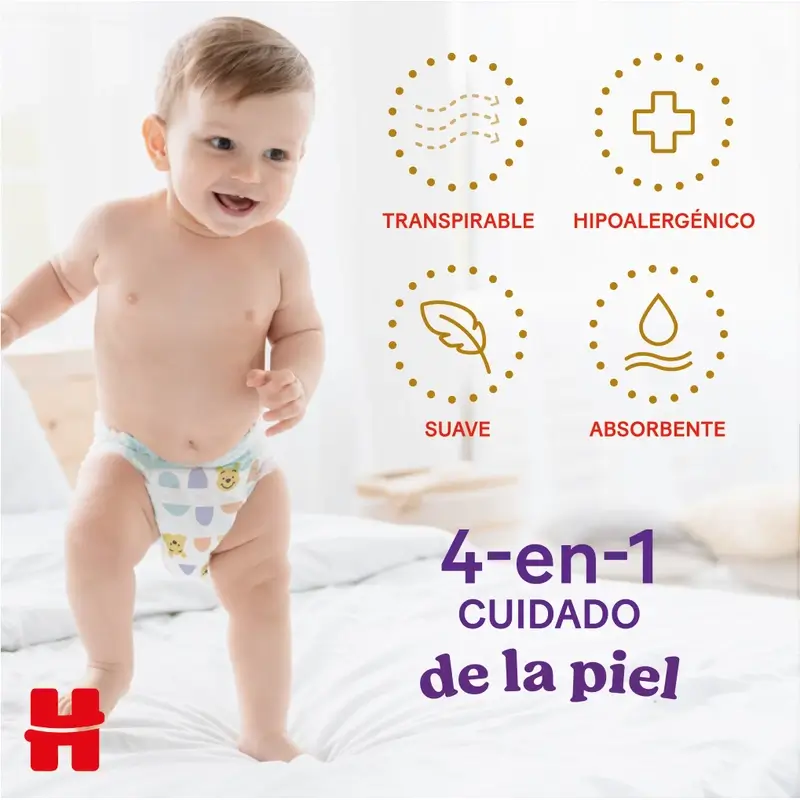 Huggies Extra Care Talla 5 (12-17 Kg) Pañal Braguita Para Bebé Disney , 24 unidades - Image 2
