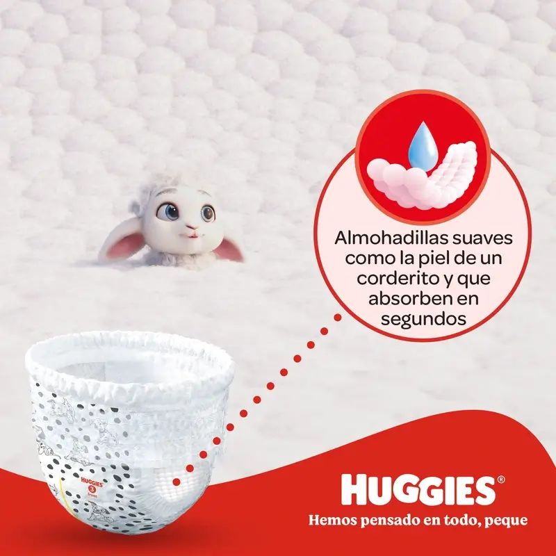 Huggies Little Movers Talla 5 (12-17 Kg) Pañal Braguita Para Bebé Disney , 104 unidades - Image 5