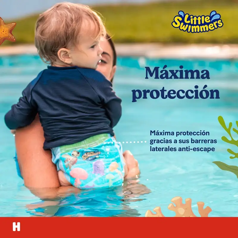Huggies Little Swimmers Talla 2-3 Pañales Bañadores , 20 unidades - Image 3
