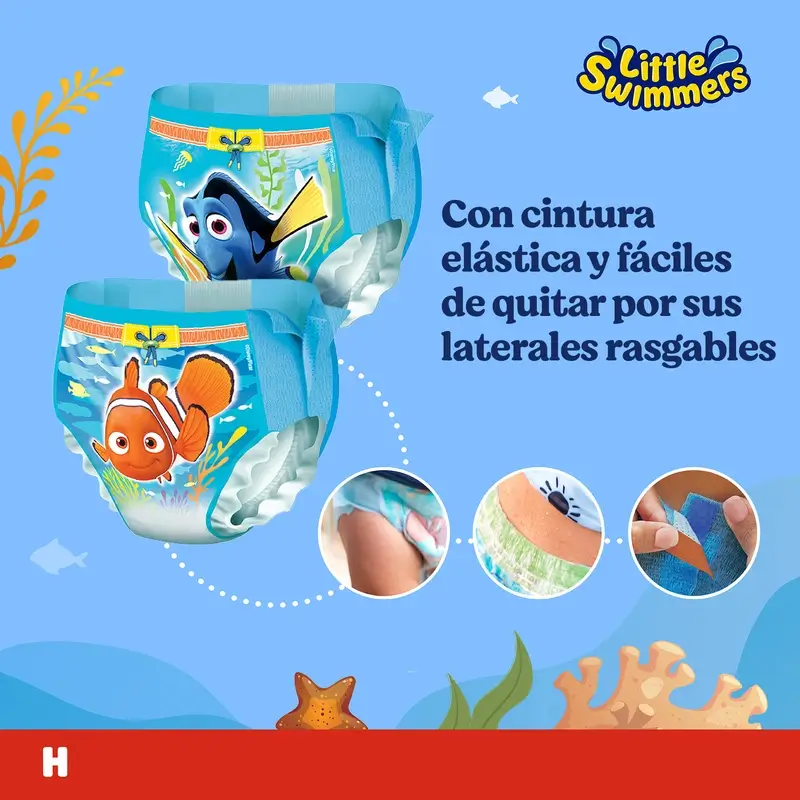 Huggies Little Swimmers Talla 2-3 Pañales Bañadores , 20 unidades - Image 4