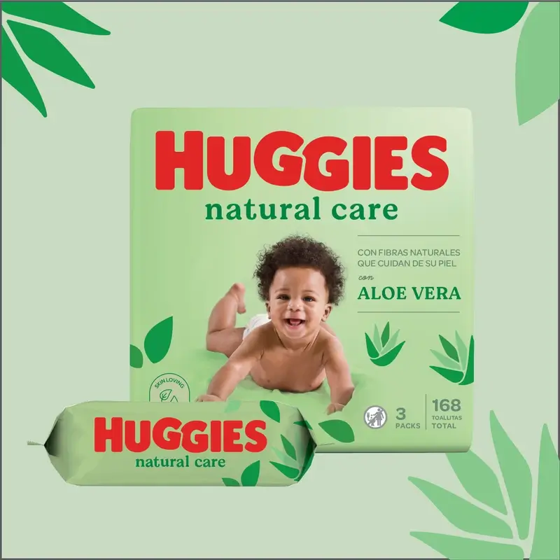 Huggies Natural Care Toallitas , 56 unidades - Image 2