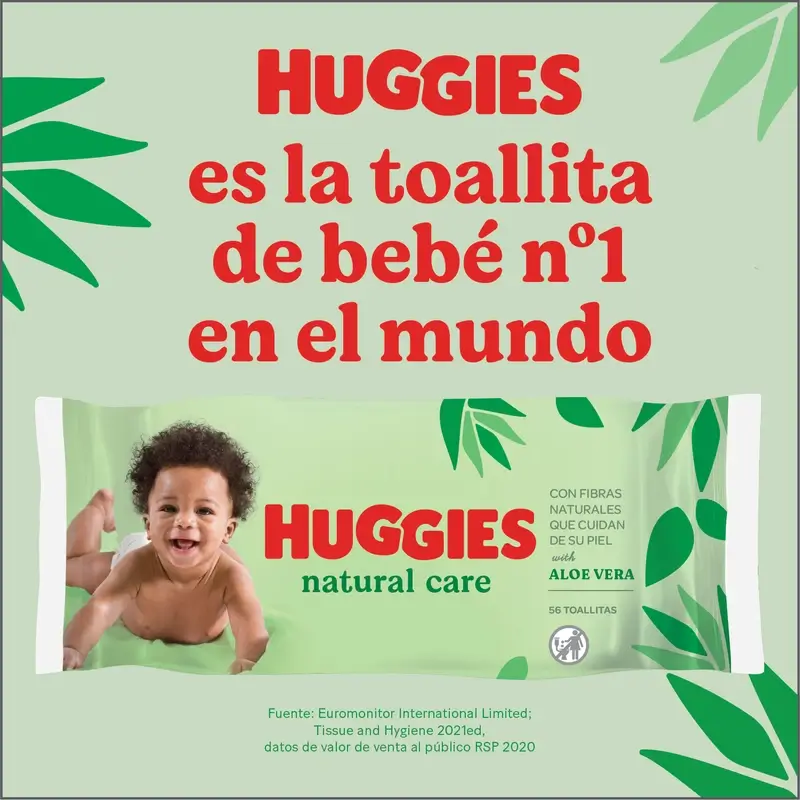 Huggies Natural Care Toallitas , 56 unidades - Image 7