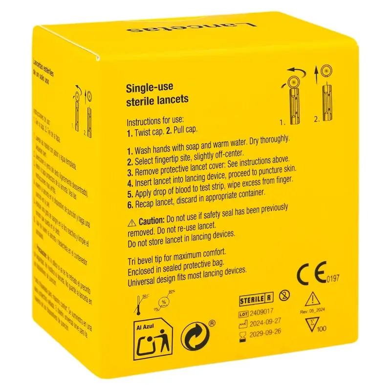 Interapothek Lancetas Estériles , 100 unidades - Image 2