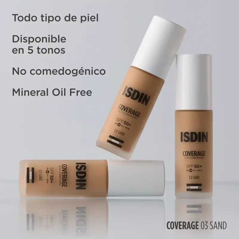 Isdin Coverage 3.0 Sand Spf50+, 30 gr - Image 6