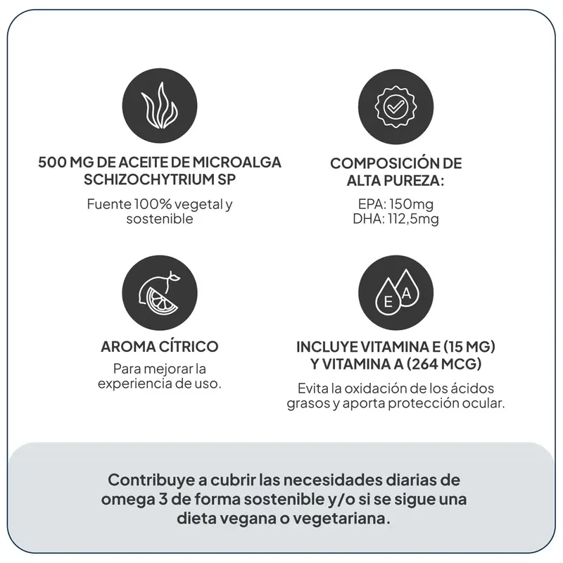 Ivb Wellness Lab Vegan Omega 3+, 30 cápsulas - Image 3