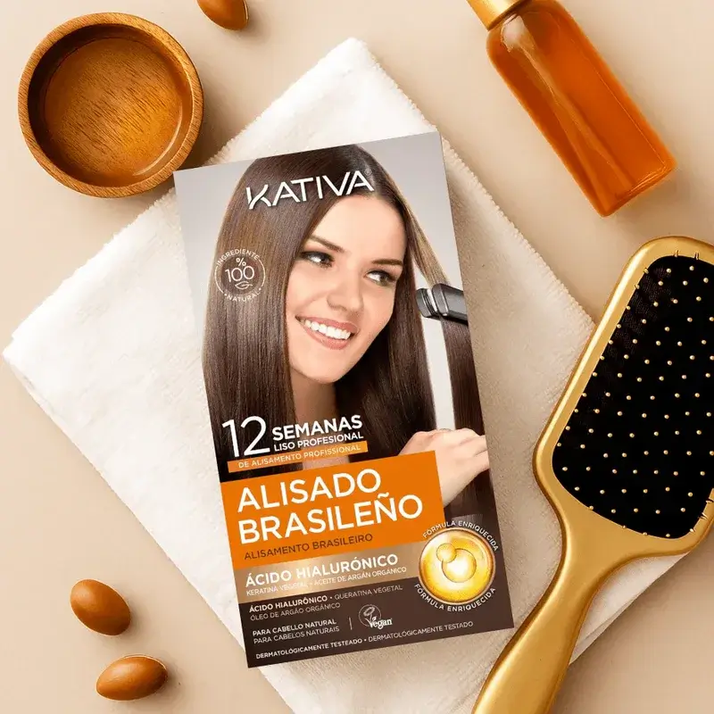 Kativa Kit Alisado De Keratina Con Ácido Hialurónico - Image 4