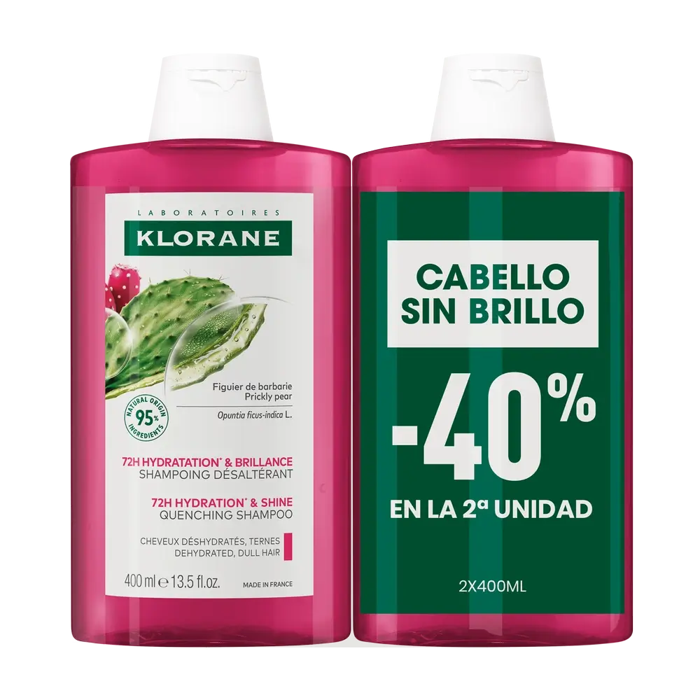 Klorane Champu Higo de Barbaria 2 X 400Ml