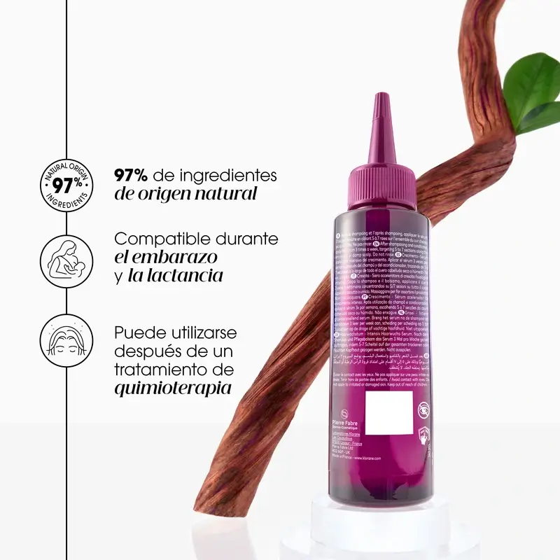 Klorane Crecimiento Serum Acelerador Intensivo Del Crecimiento, 100 ml - Image 5