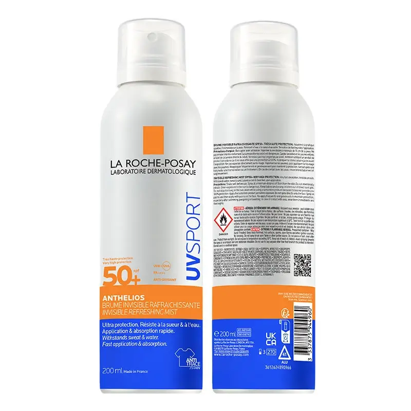 La Roche Posay Anthelios Uv Sport Bruma Invisible Refrescante Spf50+ , 200 ml - Image 2