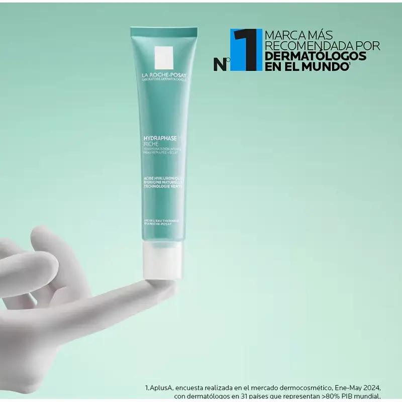La Roche Posay Crema Hidratante Hydraphase HA Rica, 40 ml - Image 3