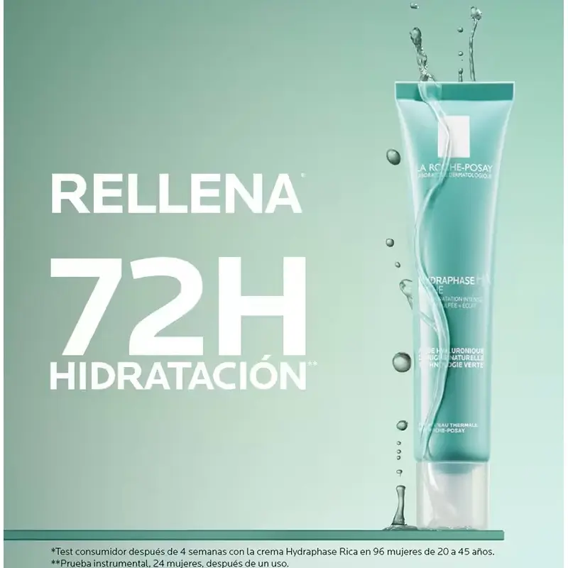 La Roche Posay Crema Hidratante Hydraphase HA Rica, 40 ml - Image 5