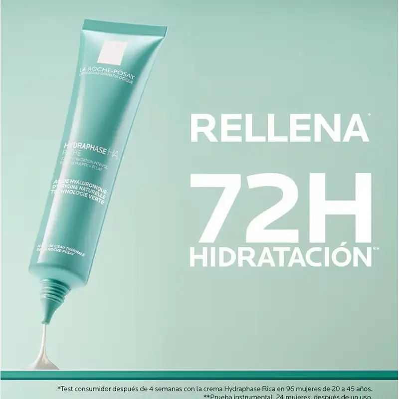 La Roche Posay Crema Hidratante Hydraphase HA Rica, 40 ml - Image 6