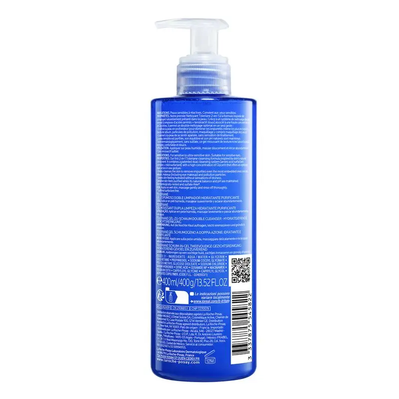 La Roche Posay Toleriane Gel Espumoso Doble Limpiador, 400 ml - Image 3
