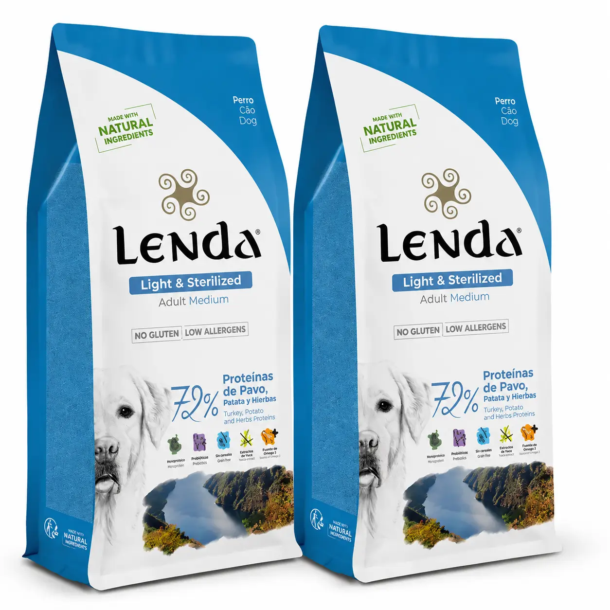 Lenda Perro adulto light, 2 X 6 kg