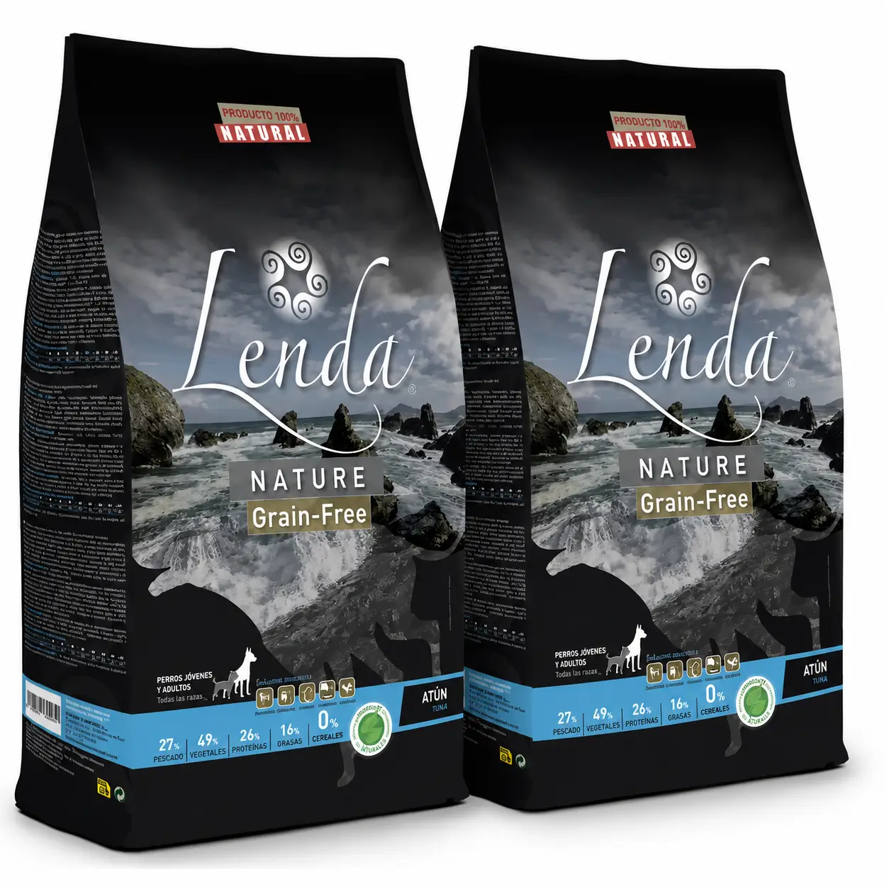Lenda Perro Nature Grain Free Atun, 2 X 12 kg