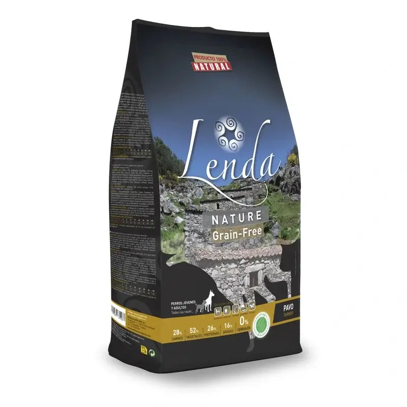 Lenda Perro Nature Grain Free Pavo, 3 kg