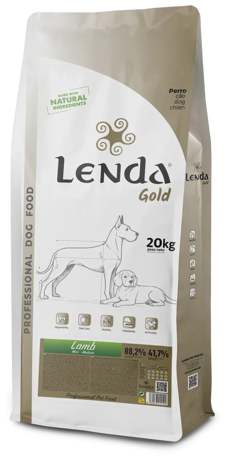 Lenda Professional Gold Cordero 20Kg