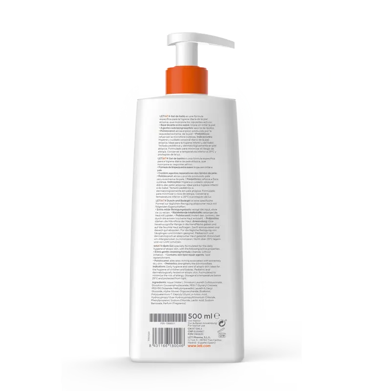 Leti At4 Gel De Baño , 500 ml - Image 2
