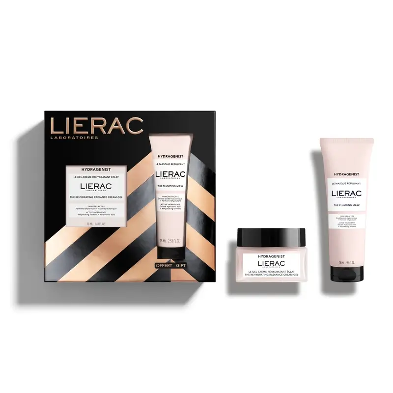 Lierac Cofre De Navidad Gel Crema Hydragenist Mascarilla Rehidratante Hydragenist 75Ml Regalo