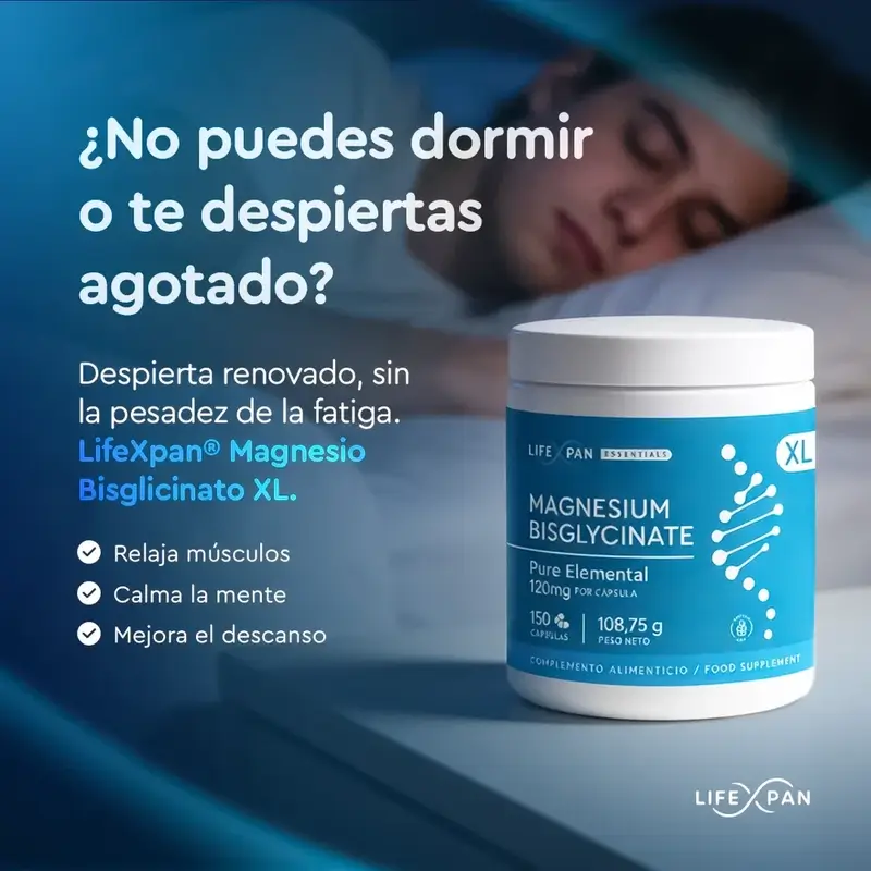 Lifexpan Bisglicinato De Magnesio Xl , 150 capsulas - Image 5