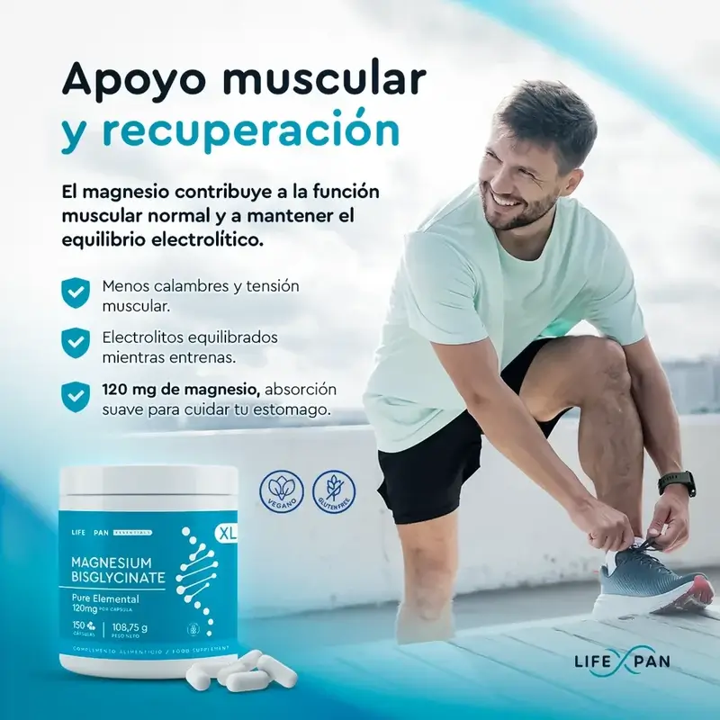 Lifexpan Bisglicinato De Magnesio Xl , 150 capsulas - Image 7